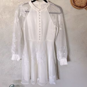 Anthropologie x Mare mare Sabine embroidered mini boho dress